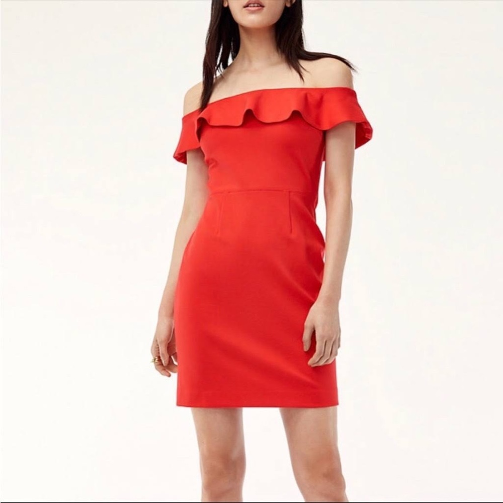 Aritzia Babaton Emory Flame Scarlet Dress